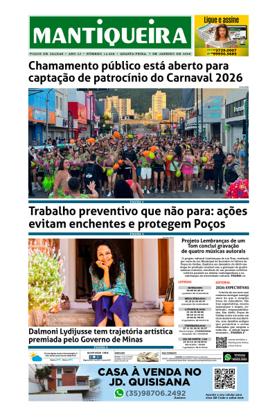 Mantiqueira - Edição de 07 de janeiro de 2026