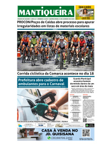 Mantiqueira - Edição de 08 de Janeiro de 2026