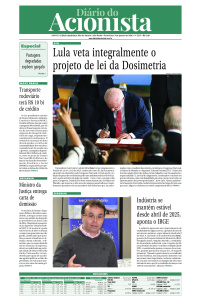 Diário do Acionista - 09 de janeiro de 2026