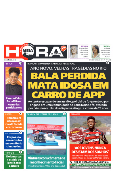 MEIA HORA - Edição de 10 de Janeiro de 2026