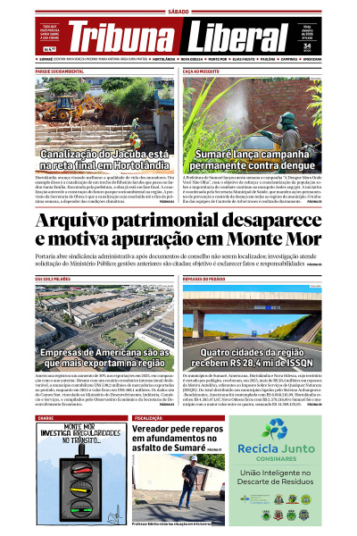 Tribuna Liberal - Edição de 12 de Janeiro de 2026