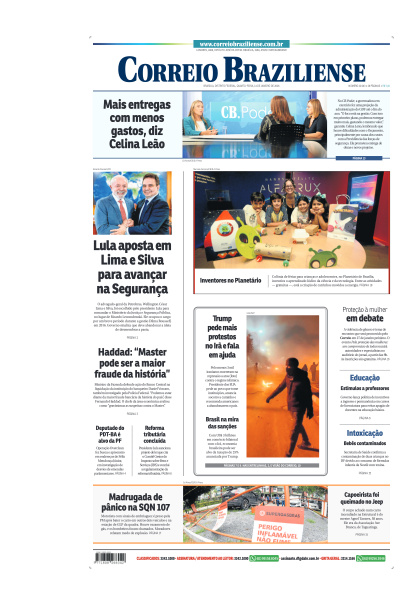 Correio Braziliense - Edição de 14 de Janeiro de 2026