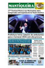 Mantiqueira - Edição de 14 de Janeiro de 2026