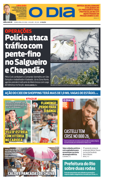O DIA - Edição de 15 de Janeiro de 2026