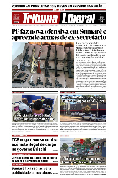 Tribuna Liberal - Edição de 16 de Janeiro de 2026