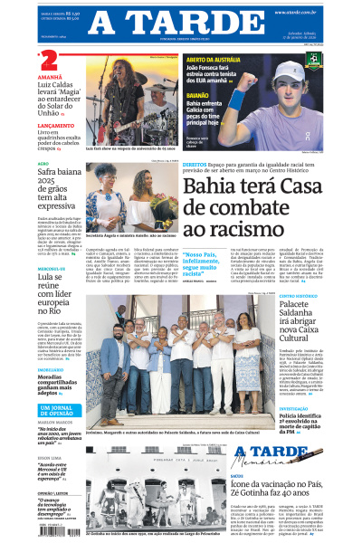 A TARDE - Edição de 17 de Janeiro de 2026