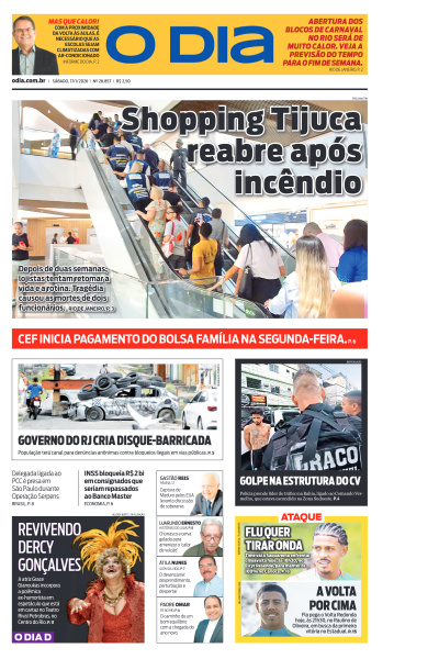 O DIA - Edição de 17 de Janeiro de 2026