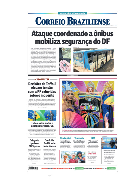 Correio Braziliense - Edição de 17 de Janeiro de 2026