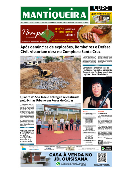 Mantiqueira - Edição de 17 de Janeiro de 2026