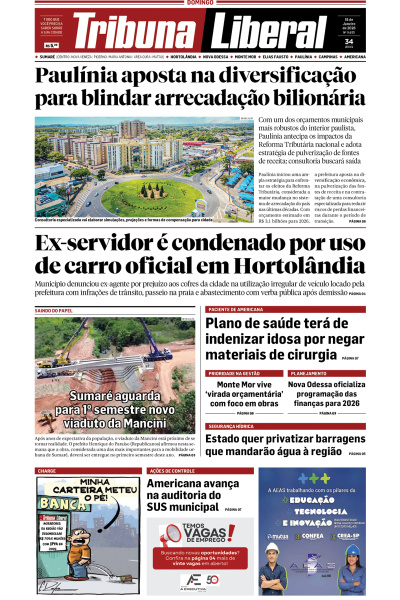 Tribuna Liberal - Edição de 18 de Janeiro de 2026