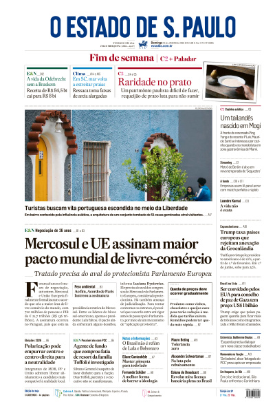 Estadão - Edição de 18 de Janeiro de 2026