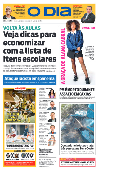 O DIA - Edição de 18 de Janeiro de 2026