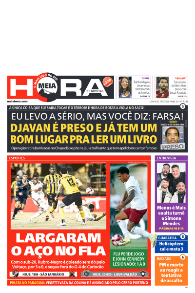 MEIA HORA - Edição de 18 de Janeiro de 2026