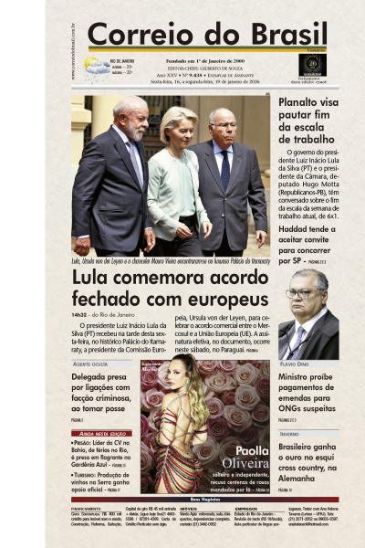 Correio do Brasil - Edição de 19 de Janeiro de 2026
