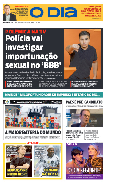 O DIA - Edição de 20 de Janeiro de 2026