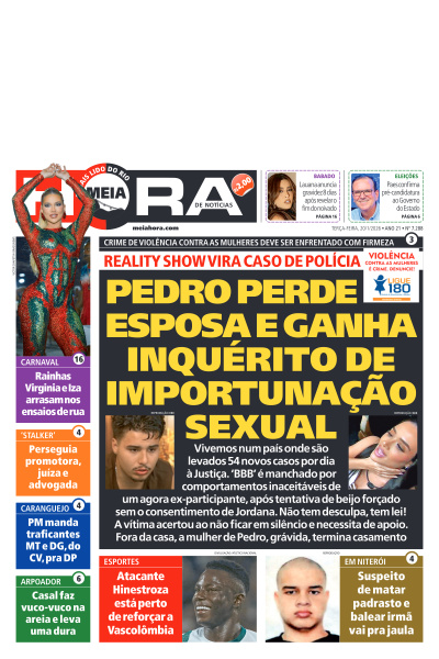 MEIA HORA - Edição de 20 de Janeiro de 2026