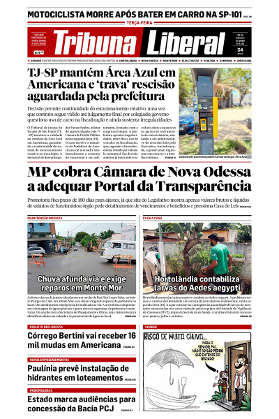 Tribuna Liberal - Edição de 20 de Janeiro de 2026