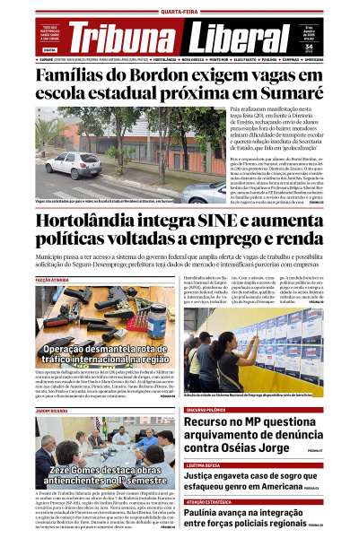 Tribuna Liberal - Edição de 21 de Janeiro de 2026