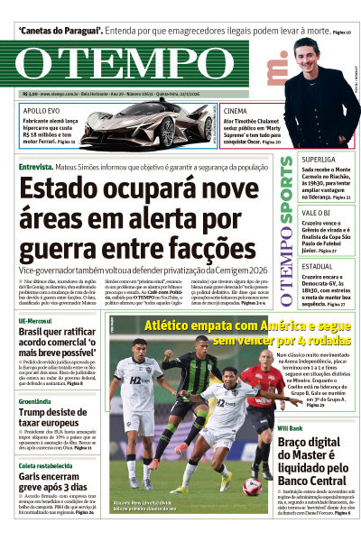 O TEMPO - Edição de 22 de Janeiro de 2026