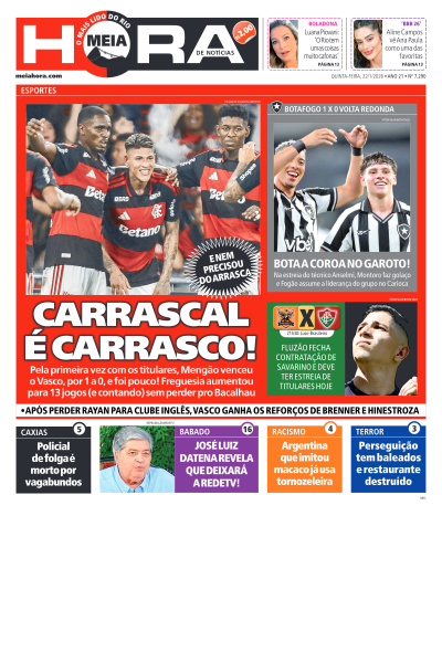 MEIA HORA - Edição de 22 de Janeiro de 2026