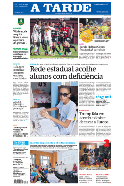 A TARDE - Edição de 22 de Janeiro de 2026