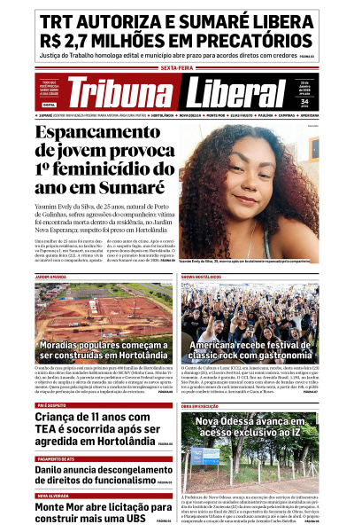 Tribuna Liberal - Edição de 23 de Janeiro de 2026