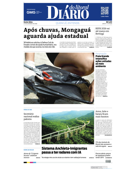 Diário do Litoral - Edição de 23 de Janeiro de 2026