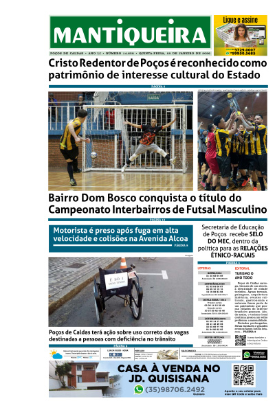 Mantiqueira - Edição de 23 de Janeiro de 2026