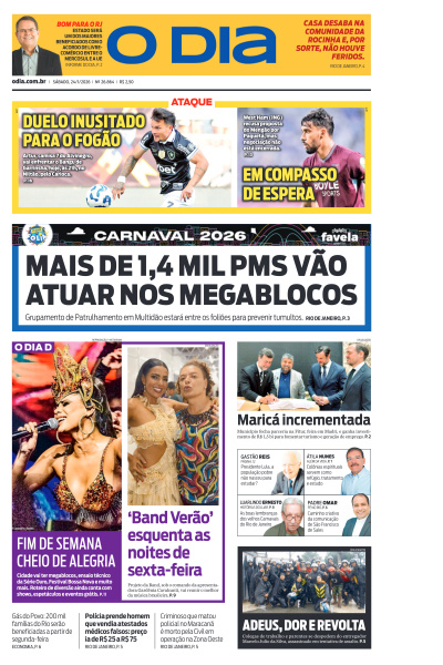 O DIA - Edição de 24 de Janeiro de 2026