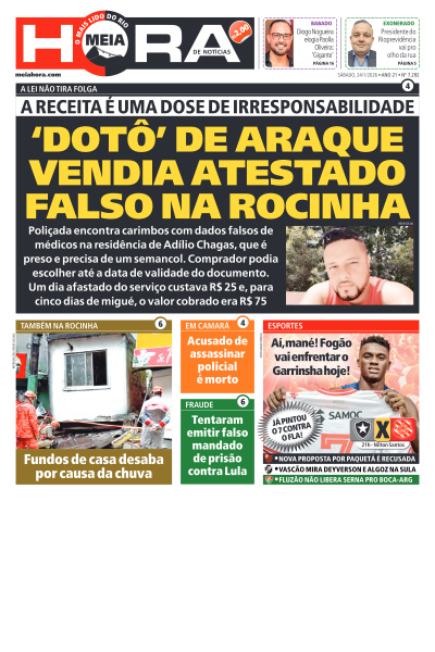 MEIA HORA - Edição de 24 de Janeiro de 2026