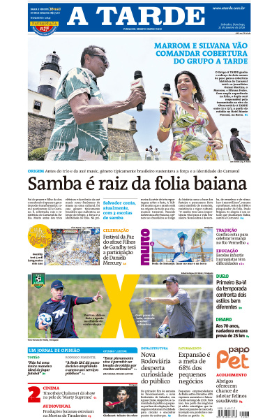 A TARDE - Edição de 25 de Janeiro de 2026