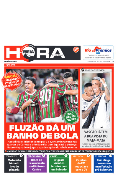 MEIA HORA - Edição de 26 de Janeiro de 2026