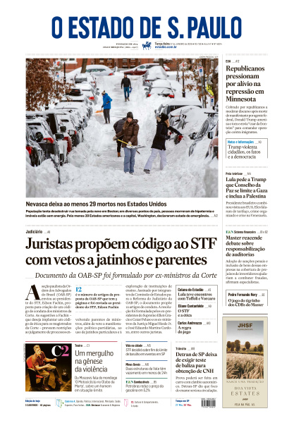 Estadão - Edição de 27 de Janeiro de 2026