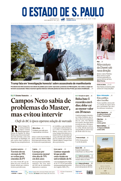 Estadão - Edição de 28 de Janeiro de 2026