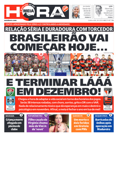 MEIA HORA - Edição de 28 de Janeiro de 2026