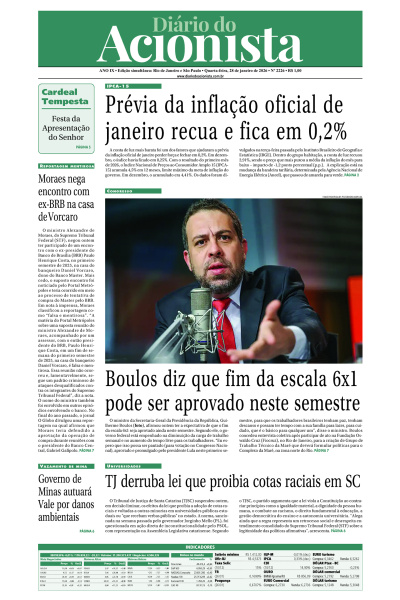 Diário do Acionista - 28 de janeiro de 2026