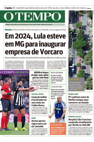 O TEMPO - Edição de 29 de Janeiro de 2026