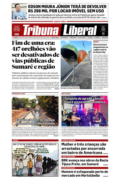 Tribuna Liberal - Edição de 29 de Janeiro de 2026