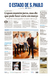 Estadão - Edição de 29 de Janeiro de 2026