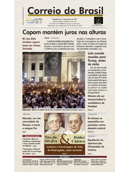 Correio do Brasil - Edição de 29 de Janeiro de 2026