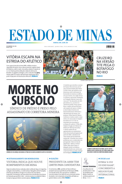 Estado de Minas - Edição de 29 de Janeiro de 2026