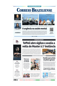 Correio Braziliense - Edição de 30 de Janeiro de 2026