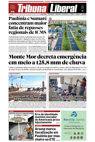 Tribuna Liberal - Edição de 31 de Janeiro de 2026