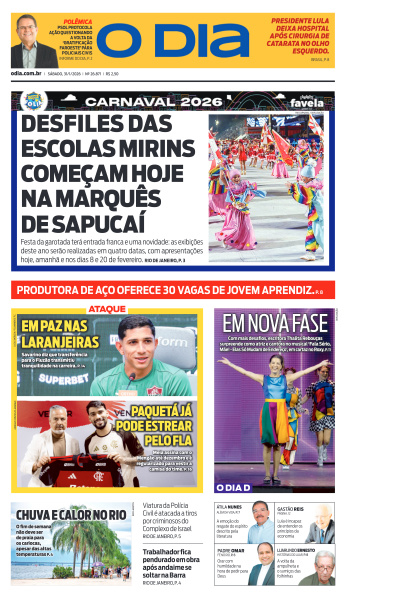 O DIA - Edição de 31 de Janeiro de 2026