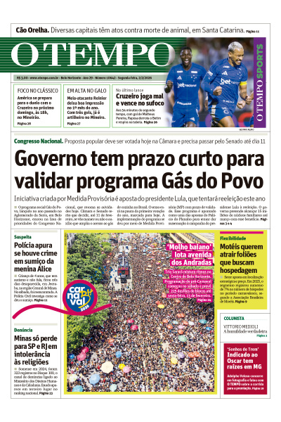 O TEMPO - Edição de 2 de Fevereiro de 2026