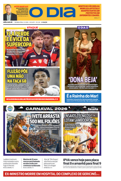 O DIA - Edição de 02 de Fevereiro de 2026