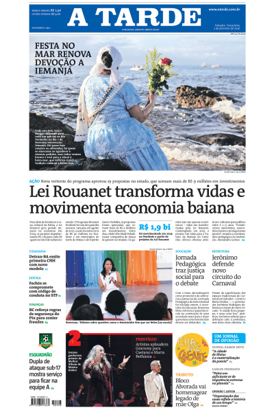 A TARDE - Edição de 03 de Fevereiro de 2026