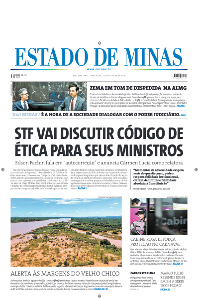Estado de Minas - Edição de 03 de Fevereiro de 2026