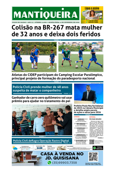 Mantiqueira - Edição de 04 de fevereiro de 2026