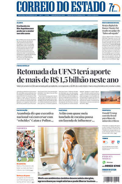 Correio do Estado - Edição de 05 de Fevereiro de 2026